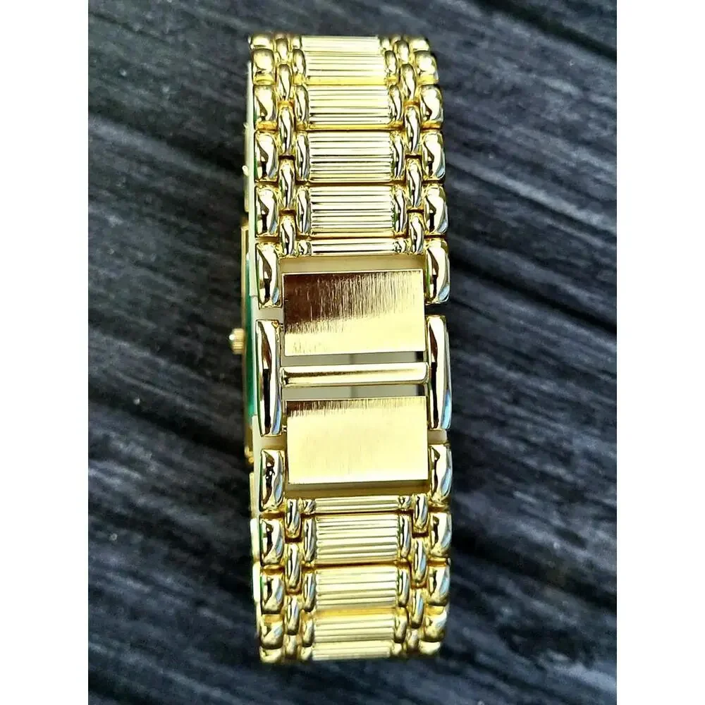 Vintage Waltham Prestige‎ Diamond Mens Tank Watch Box Papers